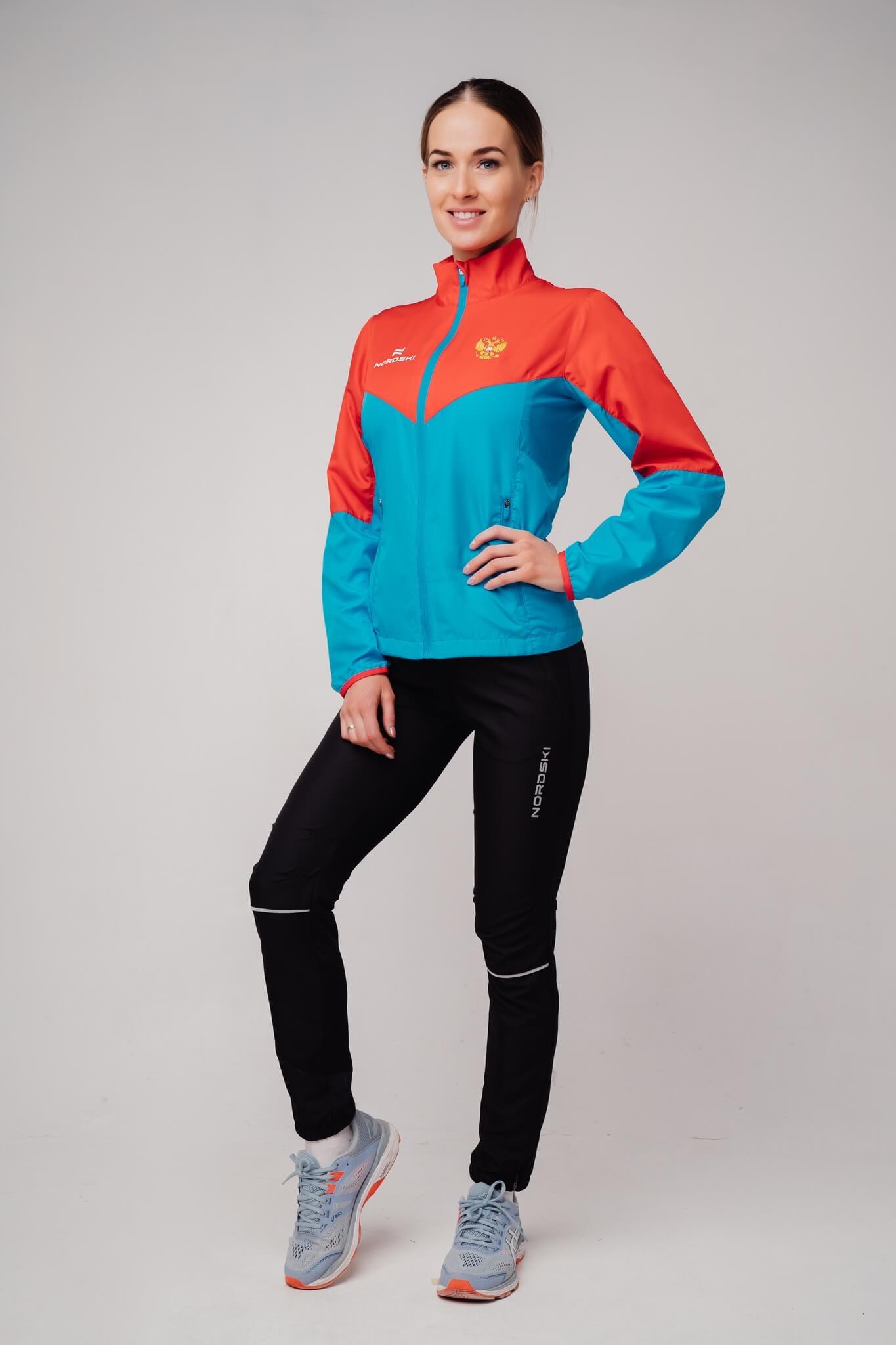 Nordski Jr Sport костюм для бега детский red-blue - 18