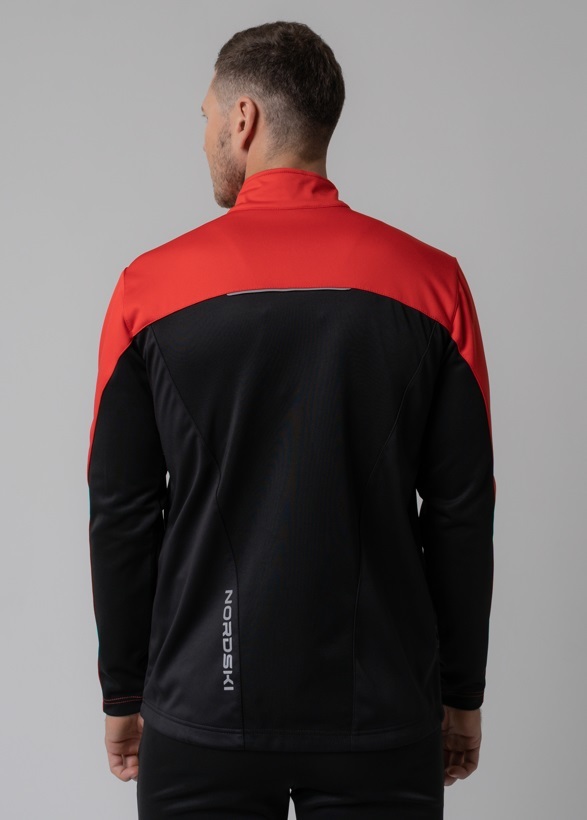 Nordski Active лыжная куртка мужская красная-черная - 2