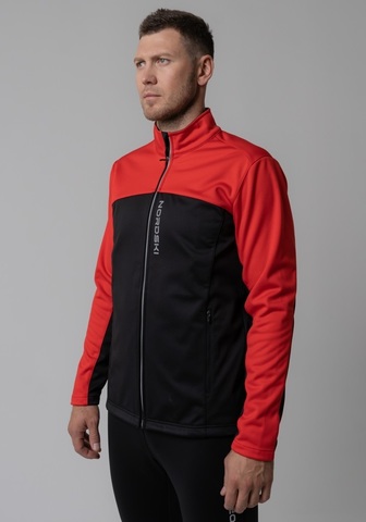 Nordski Active лыжная куртка мужская красная-черная