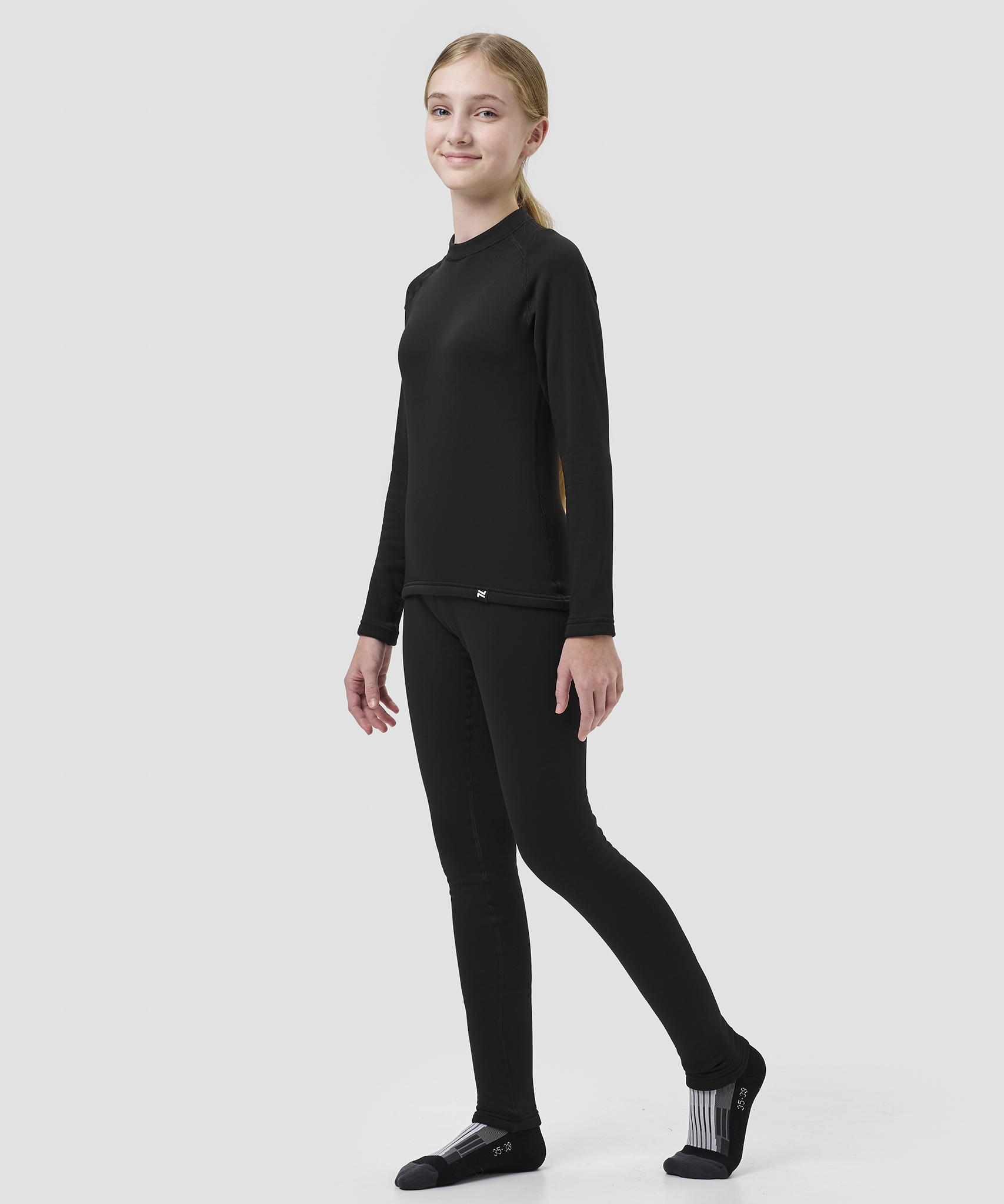 Детский комплект теплого термобелья Nordski Jr. X-Warm black - 3