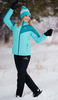 Nordski Premium Sport зимний лыжный костюм женский aquamarine - 1