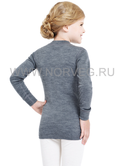 Термобелье футболка Norveg Soft для детей 4SU2HL-014 серая |  Интернет-магазин