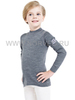 Термобелье футболка Norveg Soft для детей с длинным рукавом серая - 2