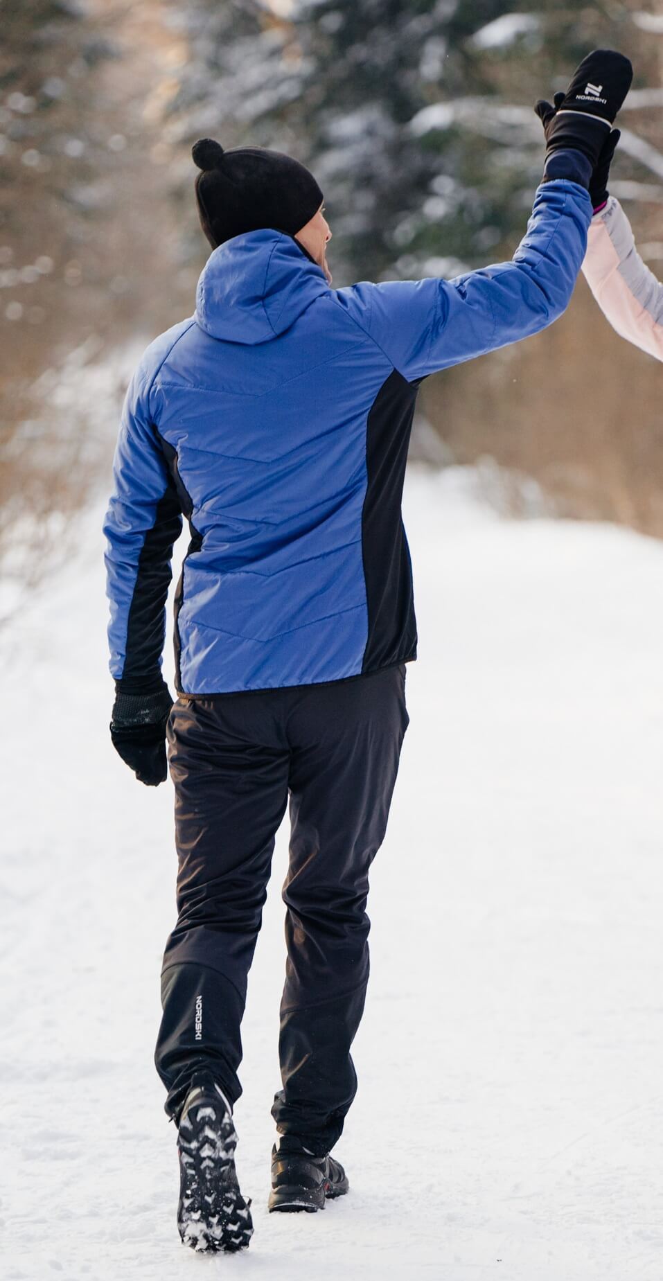 УЦЕНКА-Мужские тренировочные лыжные брюки Nordski Hybrid Warm - 11