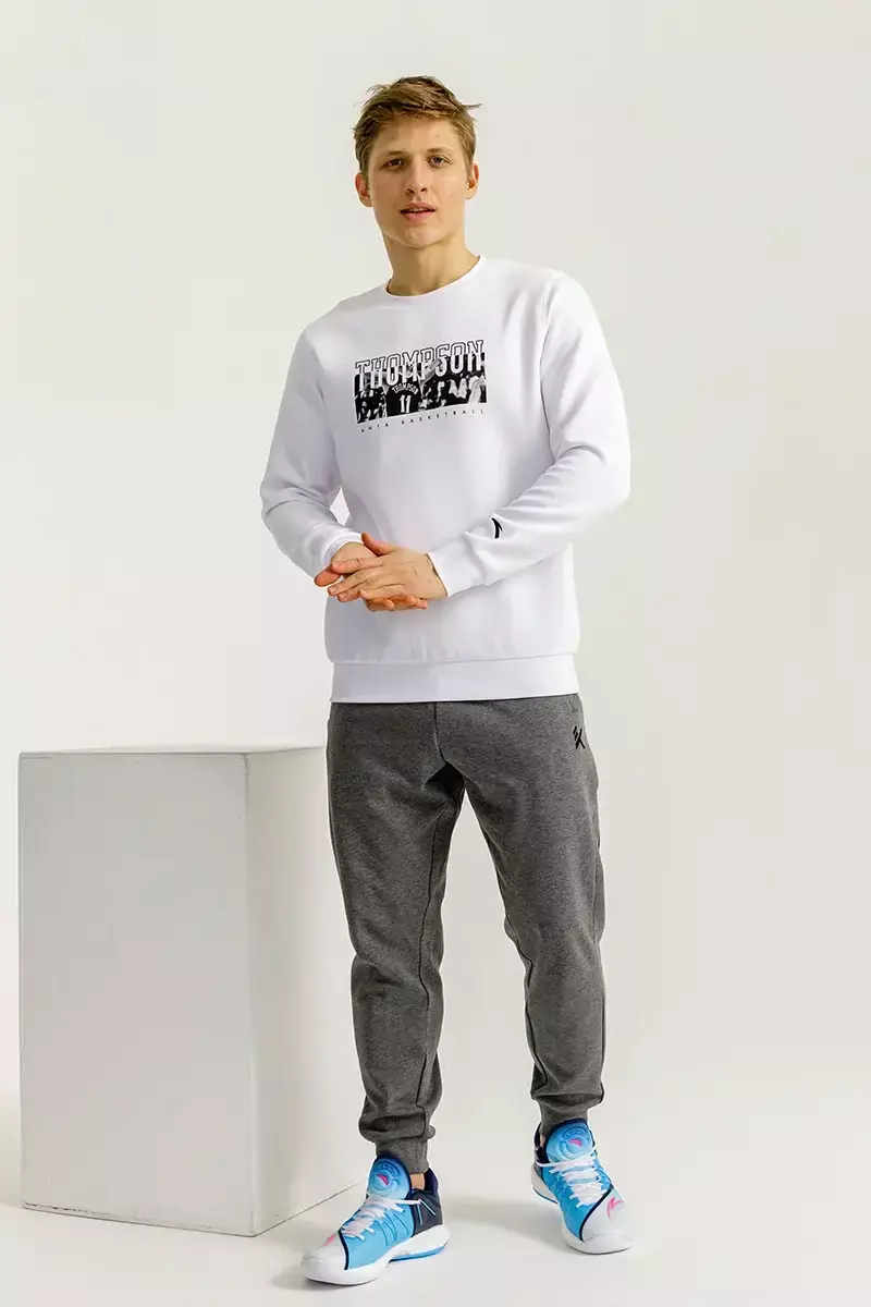 Мужские спортивные брюки Anta Knit Track Pants серые - 5