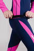 Детский гоночный комбинезон Nordski Jr Base dark blue-pink - 6