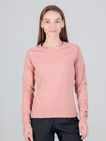 Женский тренировочный лонгслив Noname Clima Long Shirt 26 WOS pink