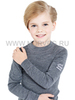 Термобелье футболка Norveg Soft для детей с длинным рукавом серая - 4