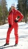 Nordski Россия женский прогулочный костюм Red - 1