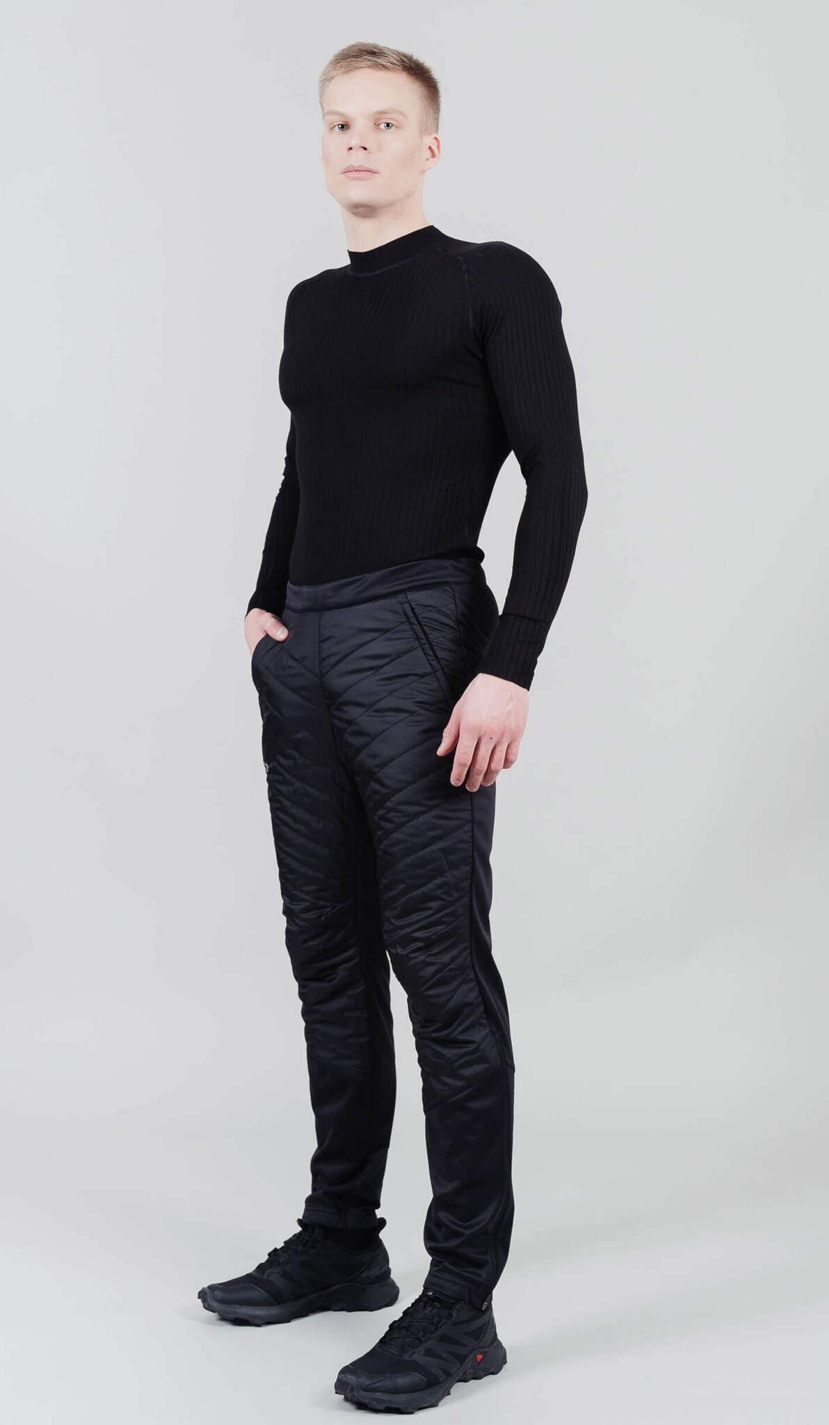 УЦЕНКА-Мужские тренировочные лыжные брюки Nordski Hybrid Warm - 14