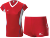 Волейбольная форма Mizuno Premium женская красная - 1