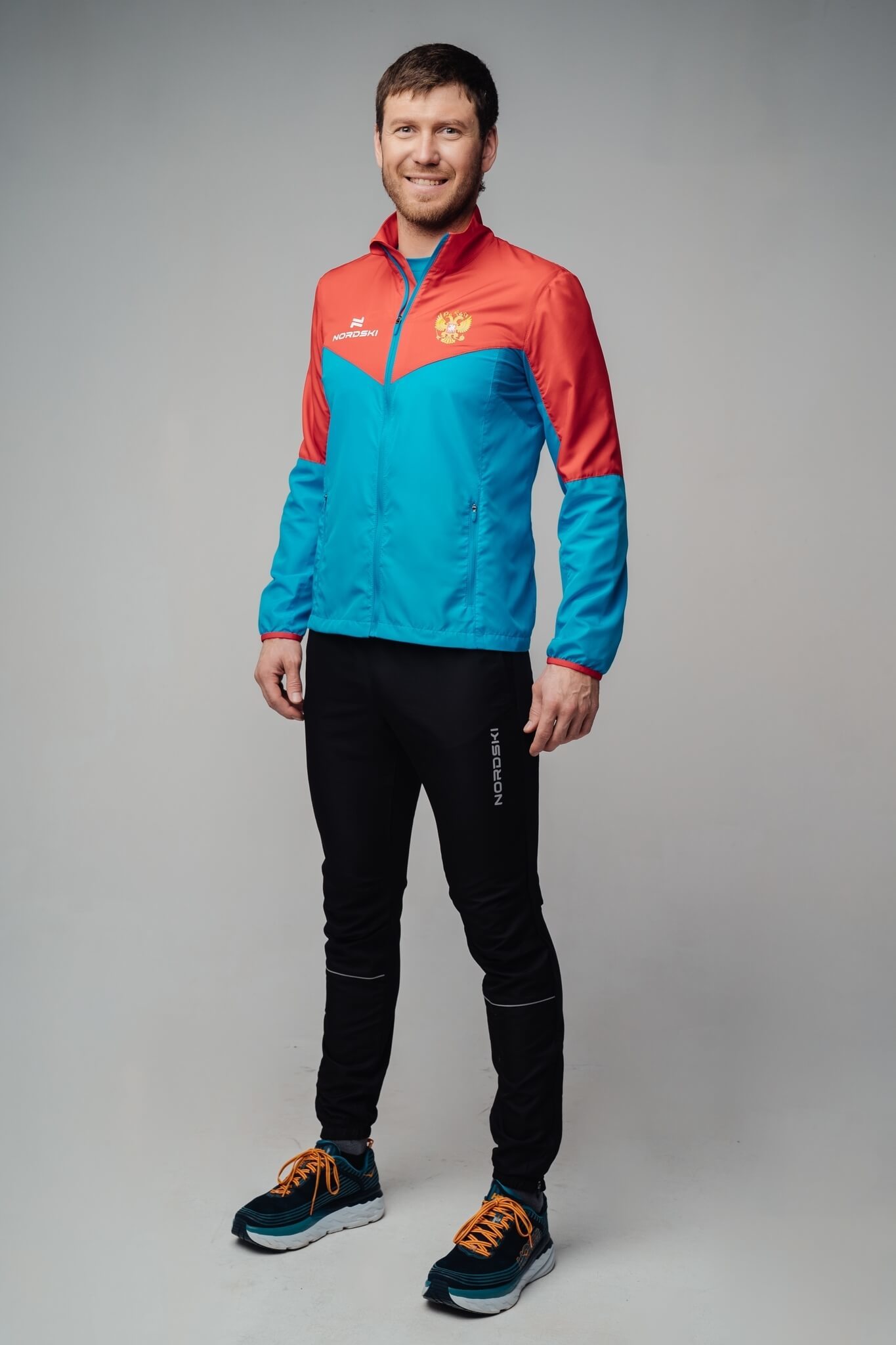 Nordski Jr Sport костюм для бега детский red-blue - 16