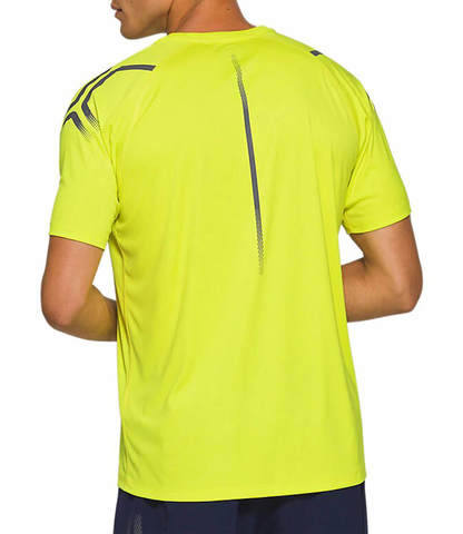 Asics Icon Ss футболка для бега мужская желтая