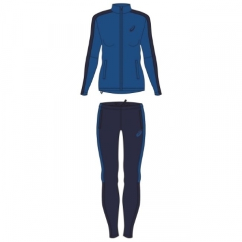 Asics Lined Suit спортивный костюм женский синий