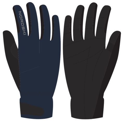 Nordski Jr Racing WS перчатки гоночные детские blueberry