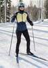 Женский костюм для лыж и бега зимой Nordski Hybrid blue - 1