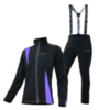 Nordski Active Premium женский лыжный костюм black-violet - 1