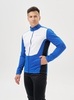 Мужская тренировочная лыжная куртка Nordski Advance white-true blue-black - 2