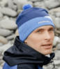Лыжная шапка Nordski Line синяя - 1