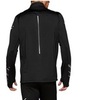 Asics Lite-show Winter 1/2 Zip Top рубашка для бега мужская черная - 2