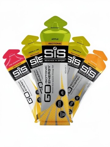 Набор углеводных гелей SIS Go Isotonic Gel яблоко-грейпфрут-лимон-ананас-тропики