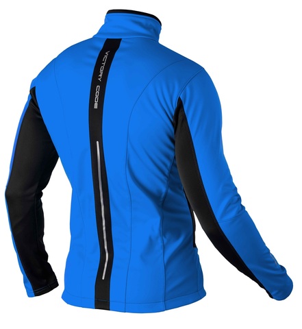 Victory Code Jr Speed Up разминочная лыжная куртка детская blue