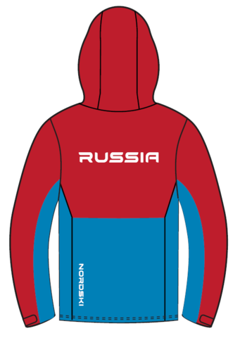 Nordski Montana Premium RUS утепленный лыжный костюм женский Red-blue