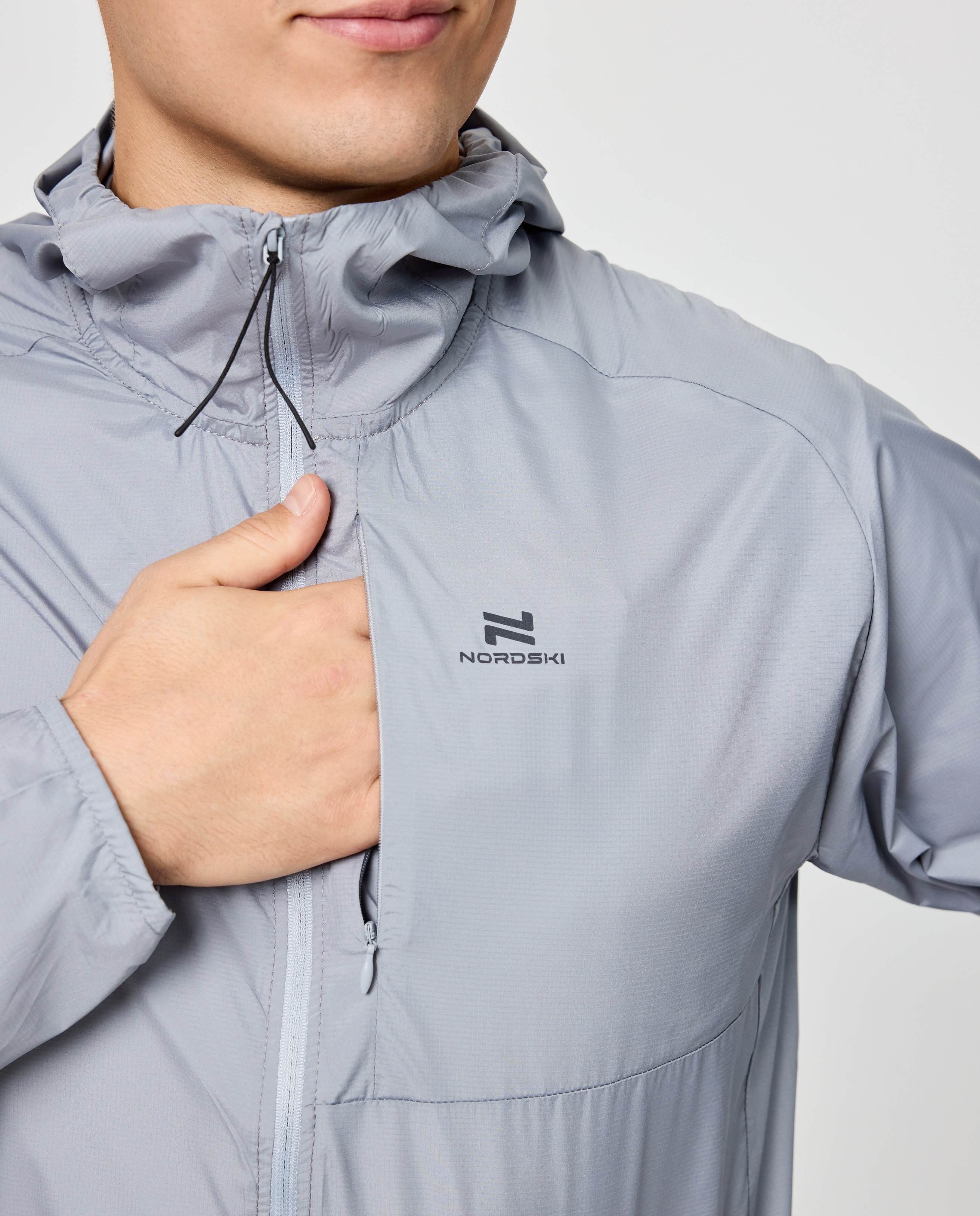 Мужской костюм для бега Nordski Easy Run Road grey-black - 11