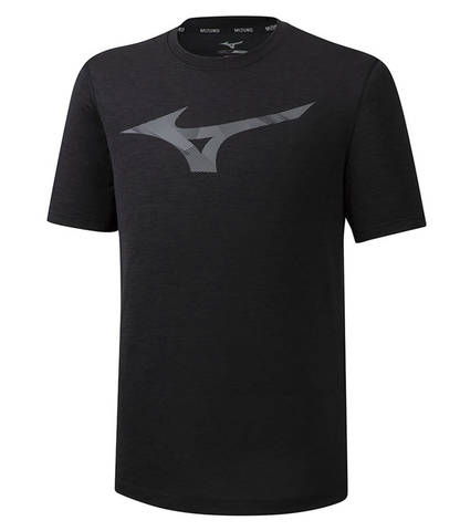 Mizuno Core Rb Graphic Tee беговая футболка мужская черная