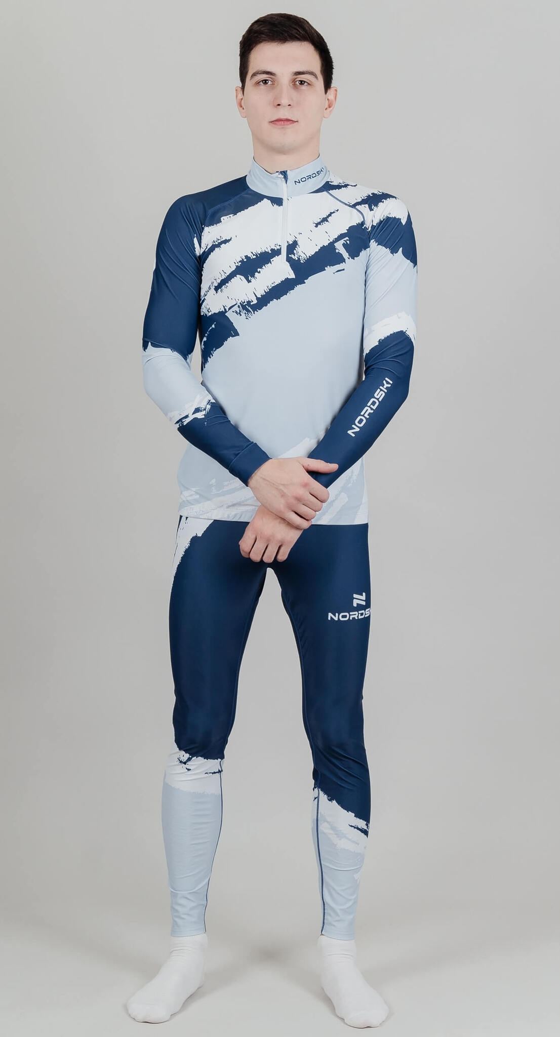 Лыжный гоночный костюм Nordski Premium унисекс pearl blue