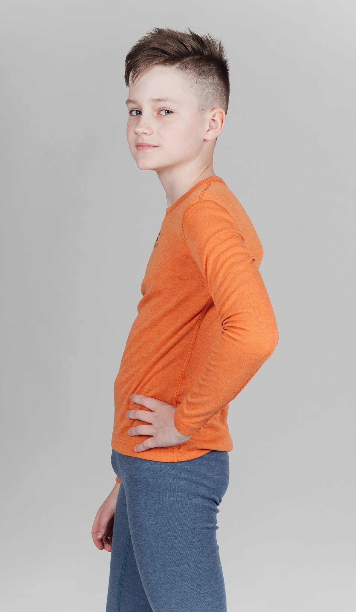 Детское термобелье комплект Nordski Soft orange-green - 4