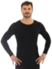 Термобелье мужское Brubeck Comfort Wool рубашка черная - 1