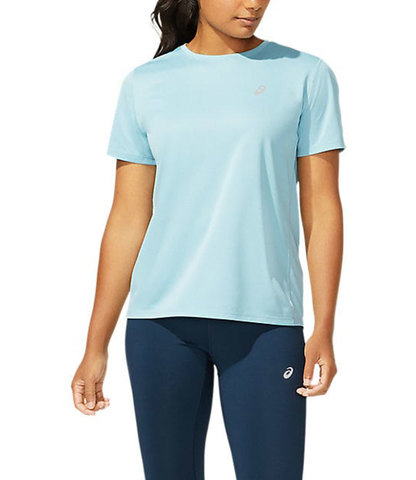 Asics Katakana Ss Top футболка для бега женская голубая
