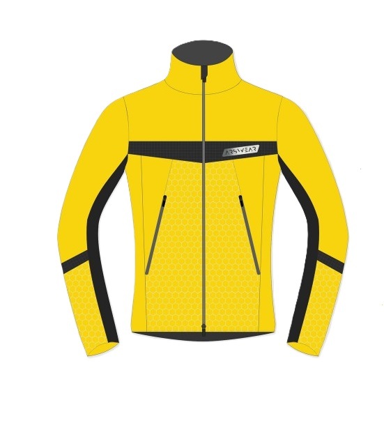 Детская лыжная куртка Arswear Softshell Rase Kids желтая
