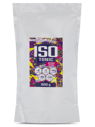 Изотонический напиток PowerUp Isotonic 1000 г лесные ягоды