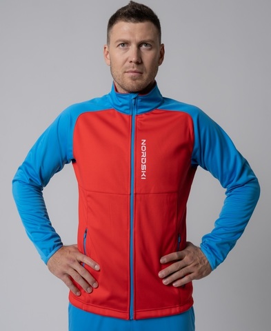 Nordski Premium лыжная куртка мужская red-blue