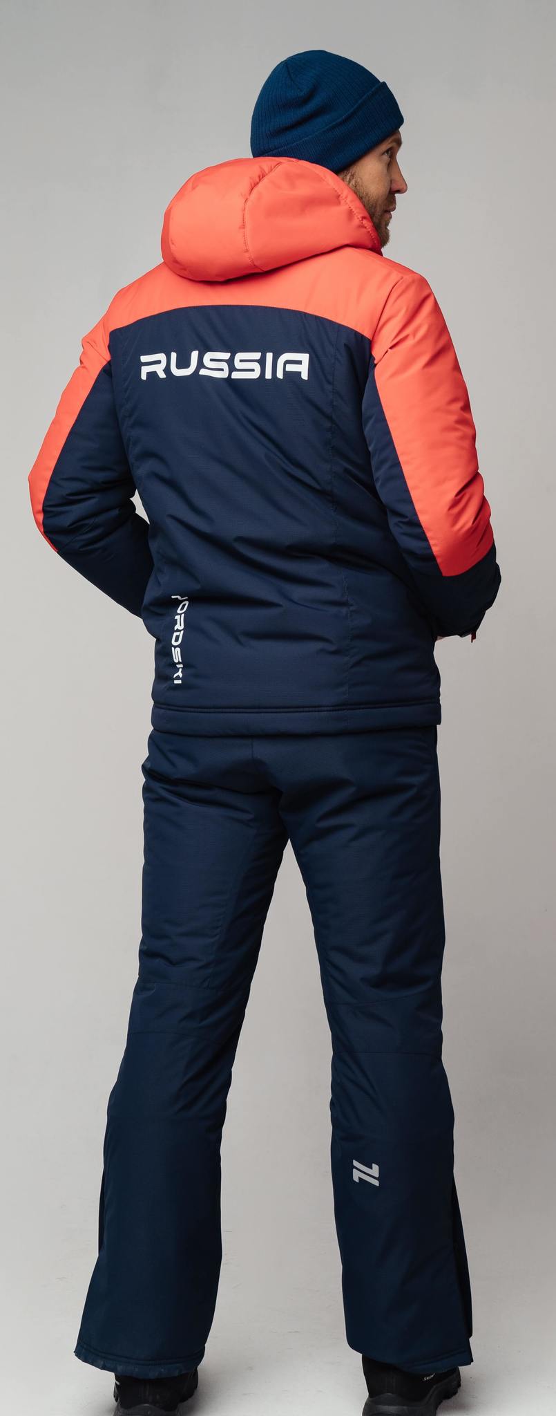 Nordski Mount зимний лыжный костюм мужской blue-red - 2