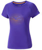 Беговая футболка женская Mizuno Core Graphic Tee фиолетовая - 1