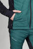 Мужская тренировочная куртка с капюшоном Nordski Hybrid Hood black-alpine green - 9