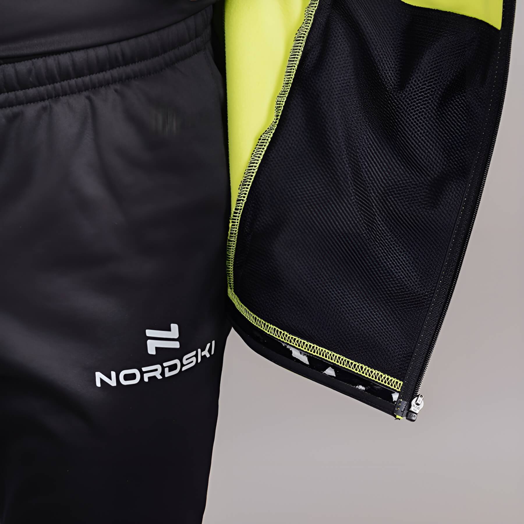 Детский утепленный разминочный костюм Nordski Jr Base lime - 8