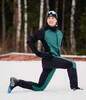 Мужская тренировочная куртка с капюшоном Nordski Hybrid Hood black-alpine green - 11