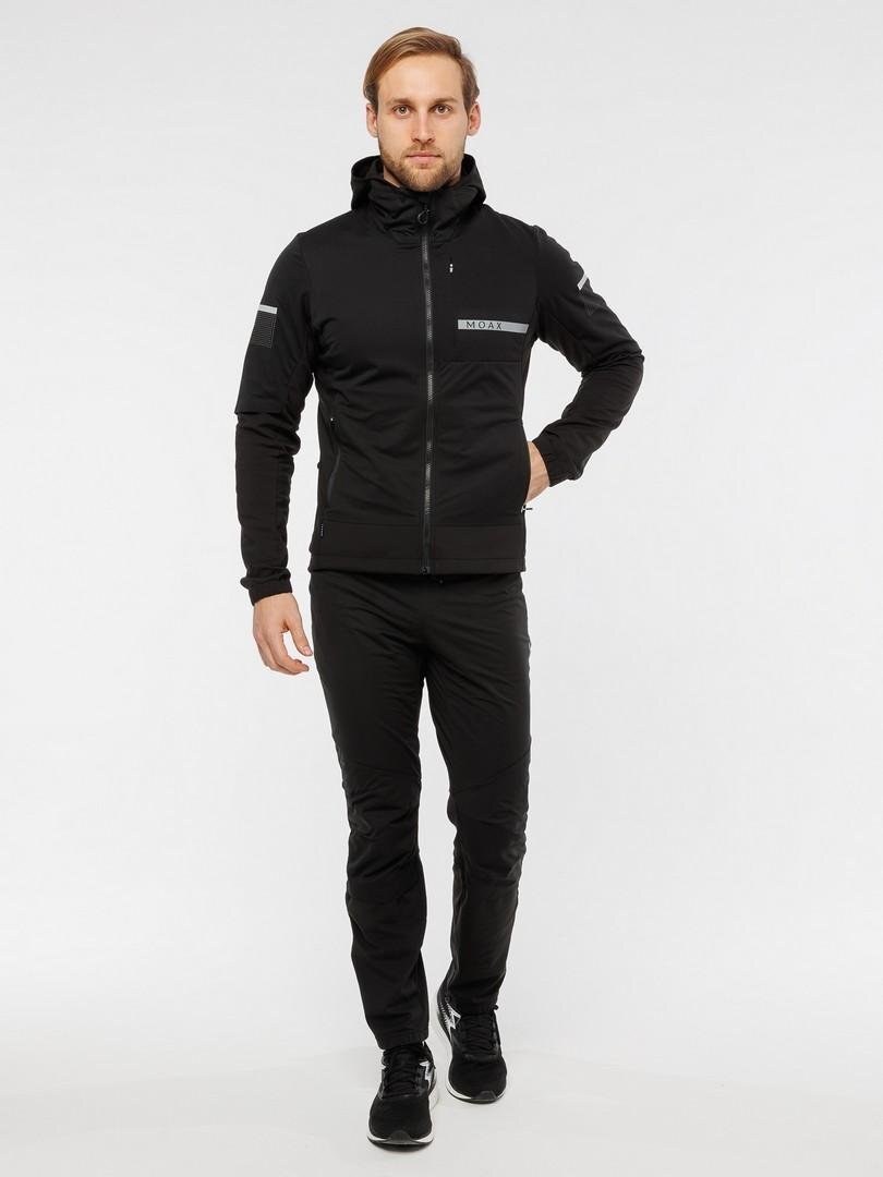 Мужской тренировочный костюм с ветрозащитой Moax Dickson Wind black