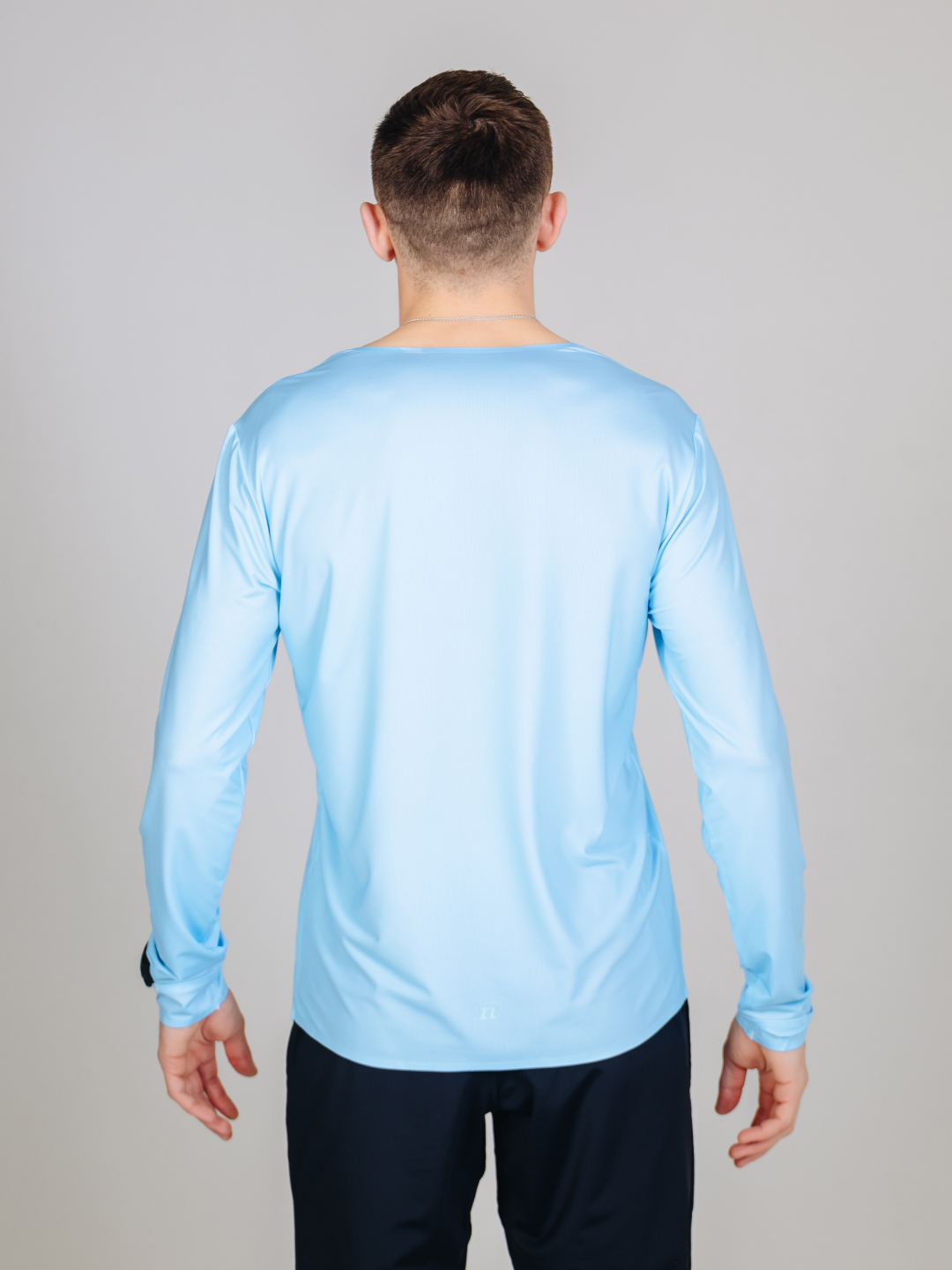 Мужской тренировочный лонгслив Noname Comp Long Shirt 26 light blue - 5
