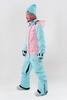 COOL ZONE Flex сноубордический комбинезон женский светло.розовый-аквамарин - 3