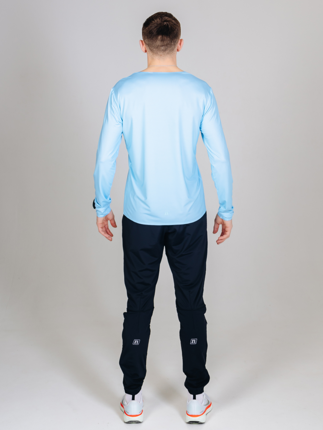 Мужской тренировочный лонгслив Noname Comp Long Shirt 26 light blue - 11