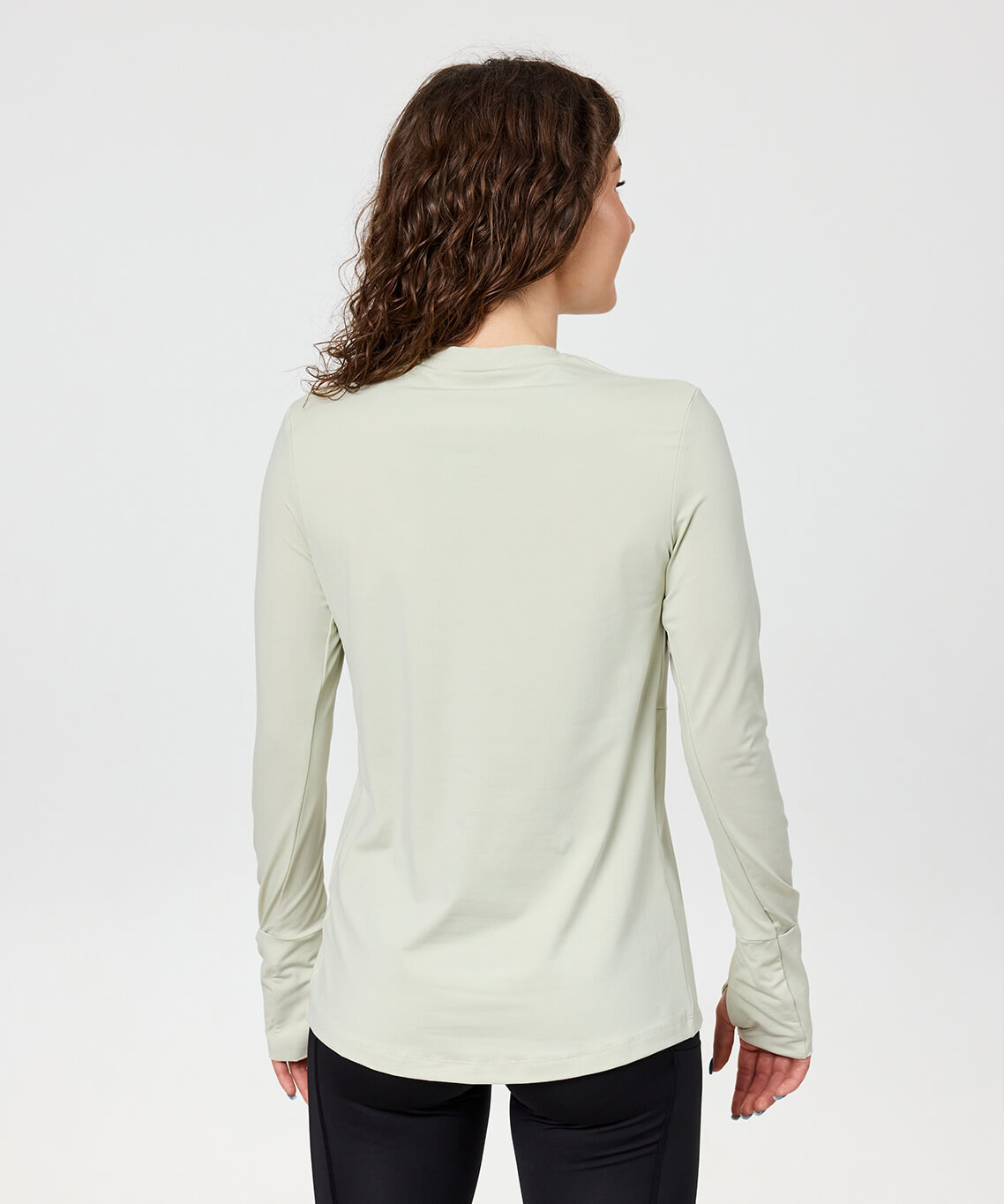 Женский спортивный лонгслив Nordski RunTech smoky green - 4