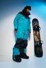 Cool Zone KITE мужской комбинезон для сноуборда черный-волна - 9