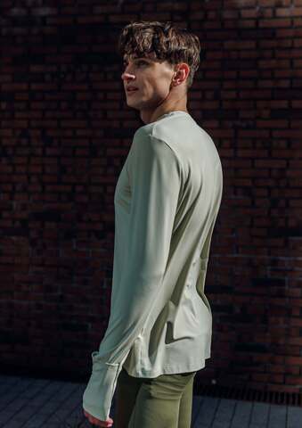 Мужской спортивный лонгслив Nordski RunTech smoky green