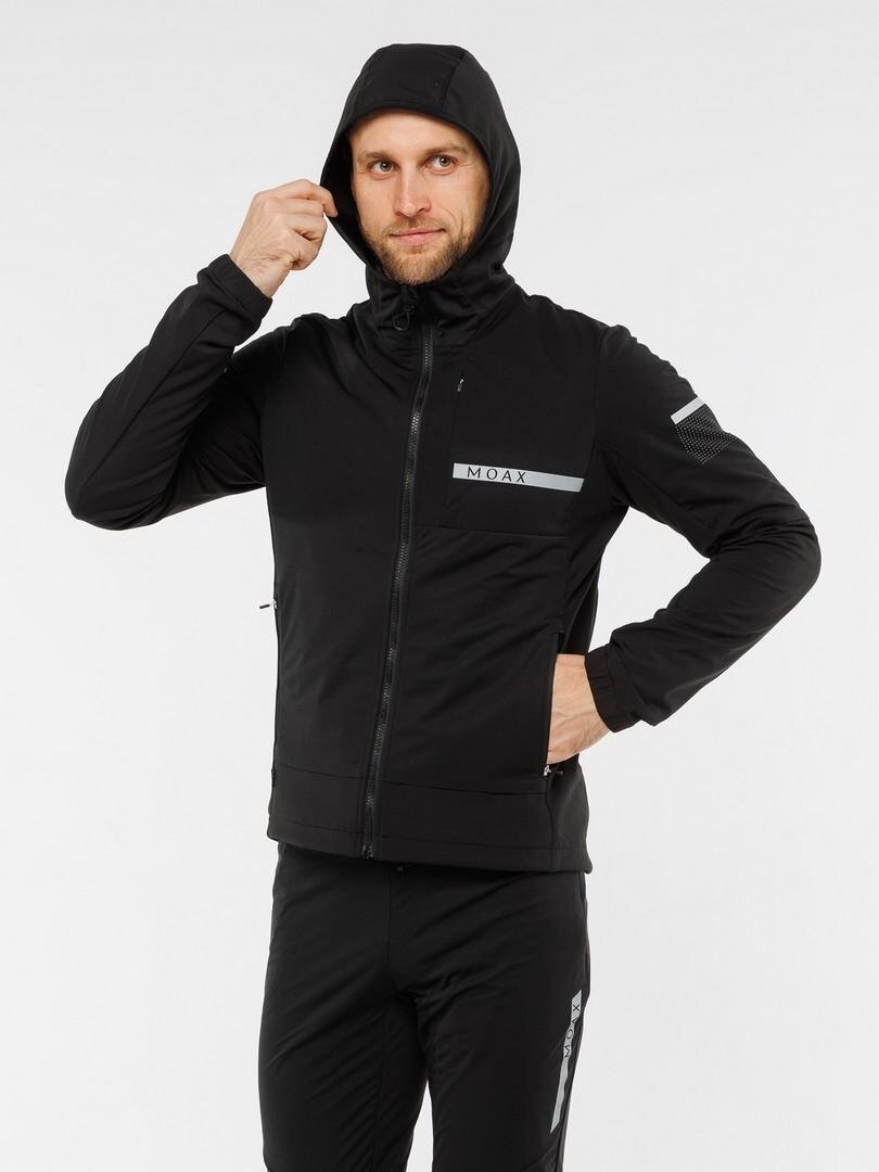 Мужской тренировочный костюм с ветрозащитой Moax Dickson Wind black - 3