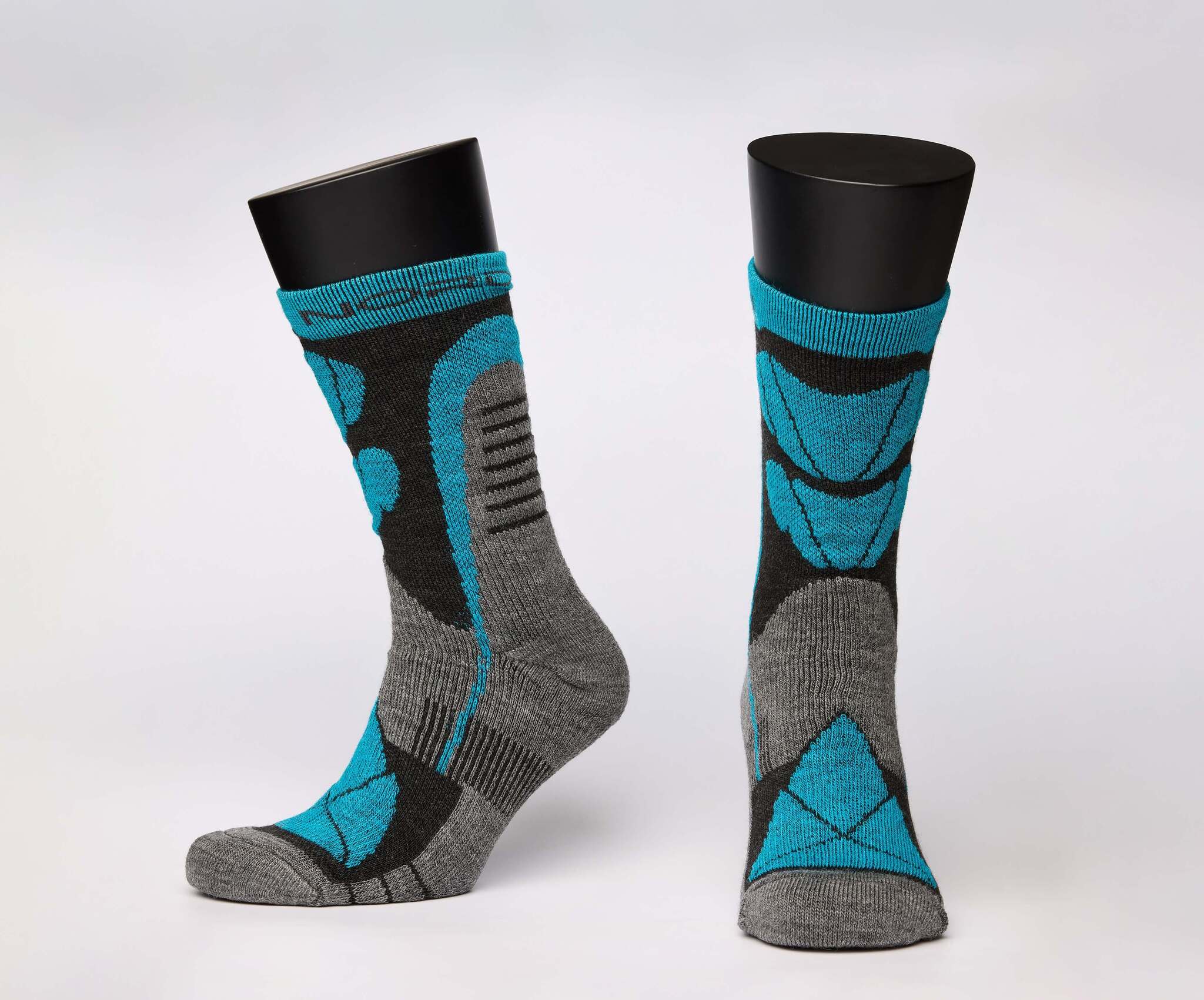 Термоноски Nordski Wool light blue-black